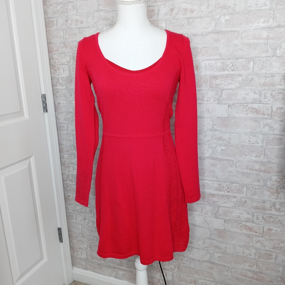 Victoria's Secret Red Double Layer Sweater Dress - image 1